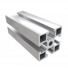 6 AC 4 griovelių aliuminio profilio profilis, 30x30 mm