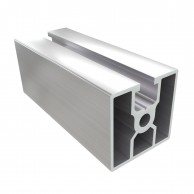 6 AC 1 griovelio iš 3 pusių uždaras aliuminio 30x30 mm profilis