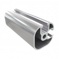6 AC 2 griovelių užapvalintas aliuminio 30x30 mm profilis