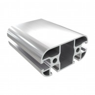 6 AC 4 griovelių stačiakampis užapvalintas aliuminio 30x60 mm profilis