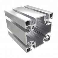 6 AC 8 griovelių kvadratinis aliuminio 60x60 mm profilis