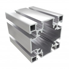 6 AC 8 griovelių kvadratinis aliuminio 60x60 mm profilis