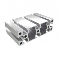 8 AC 8 griovelių stačiakampis aliuminio 40x120 mm profilis