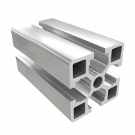 8 AC 4 griovelių 40 serijos kvadratinis aliuminio 40x40 mm profilis