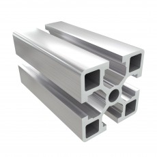 8 mm griovelių AC 8, 40 serijos aliuminio profiliai