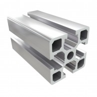 8 AC 4 griovelių 40 serijos sustiprintas kvadratinis aliuminio 40x40 mm profilis