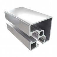 8 AC 2 griovelių 40 serijos kvadratinis aliuminio 40x40 mm profilis