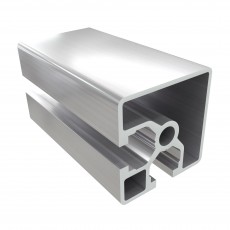 8 AC 2 griovelių 40 serijos kvadratinis aliuminio 40x40 mm profilis