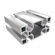 8 AC 6 griovelių 40 serijos stačiakampis aliuminio 40x80 mm profilis