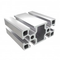 8 AC 6 griovelių 40 serijos sustiprintas stačiakampis aliuminio 40x80 mm profilis