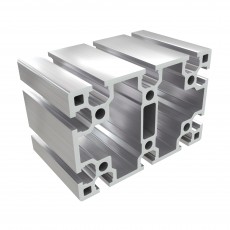 8 AC 10 griovelių 40 serijos stačiakampis aliuminio 40x120 mm profilis