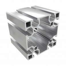 8 AC 8 griovelių 40 serijos kvadratinis aliuminio 80x80 mm profilis