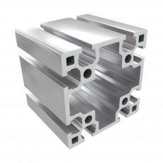 8 AC 8 griovelių 40 serijos sustiprintas kvadratinis aliuminio 80x80 mm profilis
