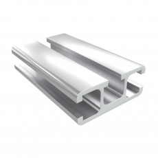 8AC 3 griovelių 45 serijos 18,5x45 mm aliuminio profilis