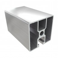 8AC 1 griovelio 45 serijos 45x45 mm sustiprintas kvadratinis aliuminio profilis