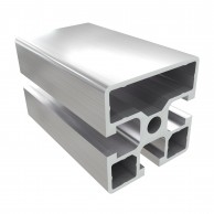 8AC 3 griovelių 45 serijos 45x45 mm sustiprintas kvadratinis aliuminio profilis