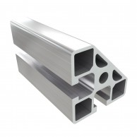 8AC 2 griovelių kampinis 45 serijos 45x45 mm aliuminio profilis