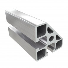 8AC 2 griovelių kampinis 45 serijos 45x45 mm aliuminio profilis