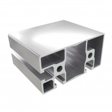 8AC 3 griovelių 45 serijos 45x90 mm sunkus aliuminio profilis