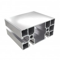 8AC 3 griovelių 45 serijos 45x90 mm sustiprintas aliuminio profilis
