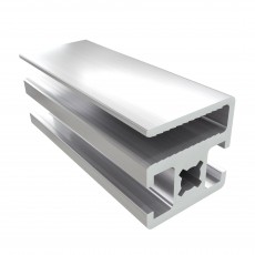 BH apsauginis 30x30 mm aliuminio profilis užtvaroms