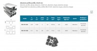 8AC apsauginis 45x45 mm aliuminio profilis užtvaroms 02