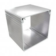 Aliuminio latakas kabeliui, 80x80 mm