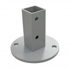 Kojų atramos aliuminio profilių konstrukcijoms