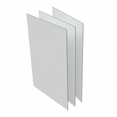 Plokštės ir ekranai bei bų tvirtinimo elementai BH tipo aliuminio profilių konstrukcijoms