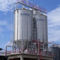Hopper bins, silos