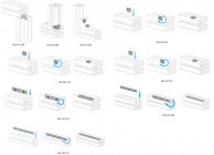 Veržlės aliuminio profiliams tvirtinti