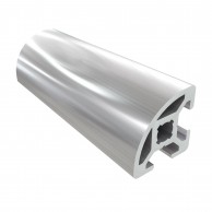 6BH 20x20 tipo  užapvalintas aliuminio profilis