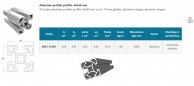 10 BH 40x40 aliuminio profilis su 4x10mm grioveliais 02