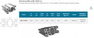 10 BH 40x80 aliuminio profilis su 6x10 mm grioveliais 02