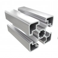 10BH 45 serijos lengvas aliuminio profilis, 45x45 mm, su 4x10 mm grioveliais