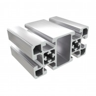 10BH 50x100 mm aliuminio profilis su 6x10 mm atvirais grioveliais