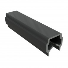 BH tipo aliuminio profilių griovelių dangteliai