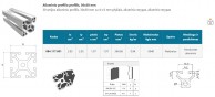 6IM tipo 30x30 aliuminio profiliai su 6 mm grioveliais 02
