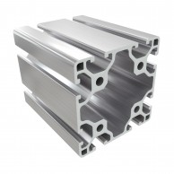 6IM 60x60 aliuminio profiliai su 8x6 mm griovelias