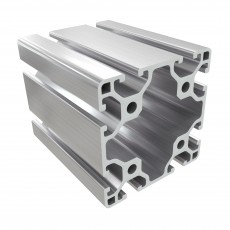 6IM 60x60 aliuminio profiliai su 8x6 mm griovelias