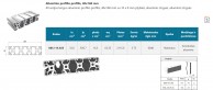 8IM tipo 40x160 lengvi aliuminio profiliai su 10x8 mm griovelių 02