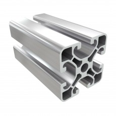 8IM tipo 40x40 ypač lengvas aliuminio profilis su 4x8 mm grioveliais