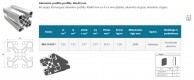 8IM tipo 40x40 ypač lengvas aliuminio profilisi su 4x8 mm grioveliais 02