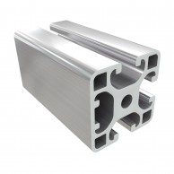 8IM 40x40 lengvas profilis su 3 atvirais ir 1x8 mm nuplėšiamu grioveliu