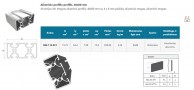 8IM tipo 40x80 itin lengvas profilis su 4x8 mm atvirais grioveliais 02