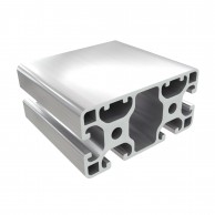 8IM tipo 40x80 lengvas profilis su 4x8 mm atvirais  ir 2 nuplėšiamais grioveliais