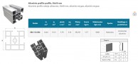 Aliuminis apsauginis profilis 50x50 mm 02