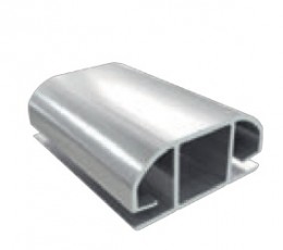 25x55 mm SP tipo EVO pusapvalis apsauginis aliuminio profilis 4 mm plokštėms