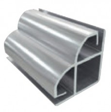 40x40 mm SP tipo EVO 2 sferų apsauginis aliuminio profilis 4 mm plokštėms