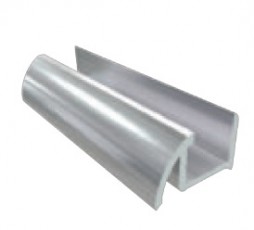 25x16,5 mm SP tipo EVO sferinis apsauginis aliuminio profilis 4 mm plokštėms